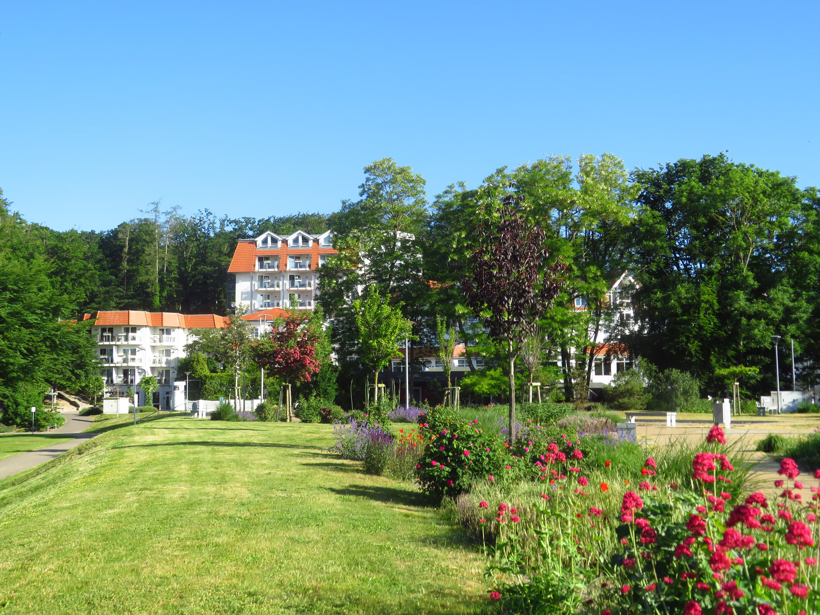 Parkanlage im Seebad Loddin
