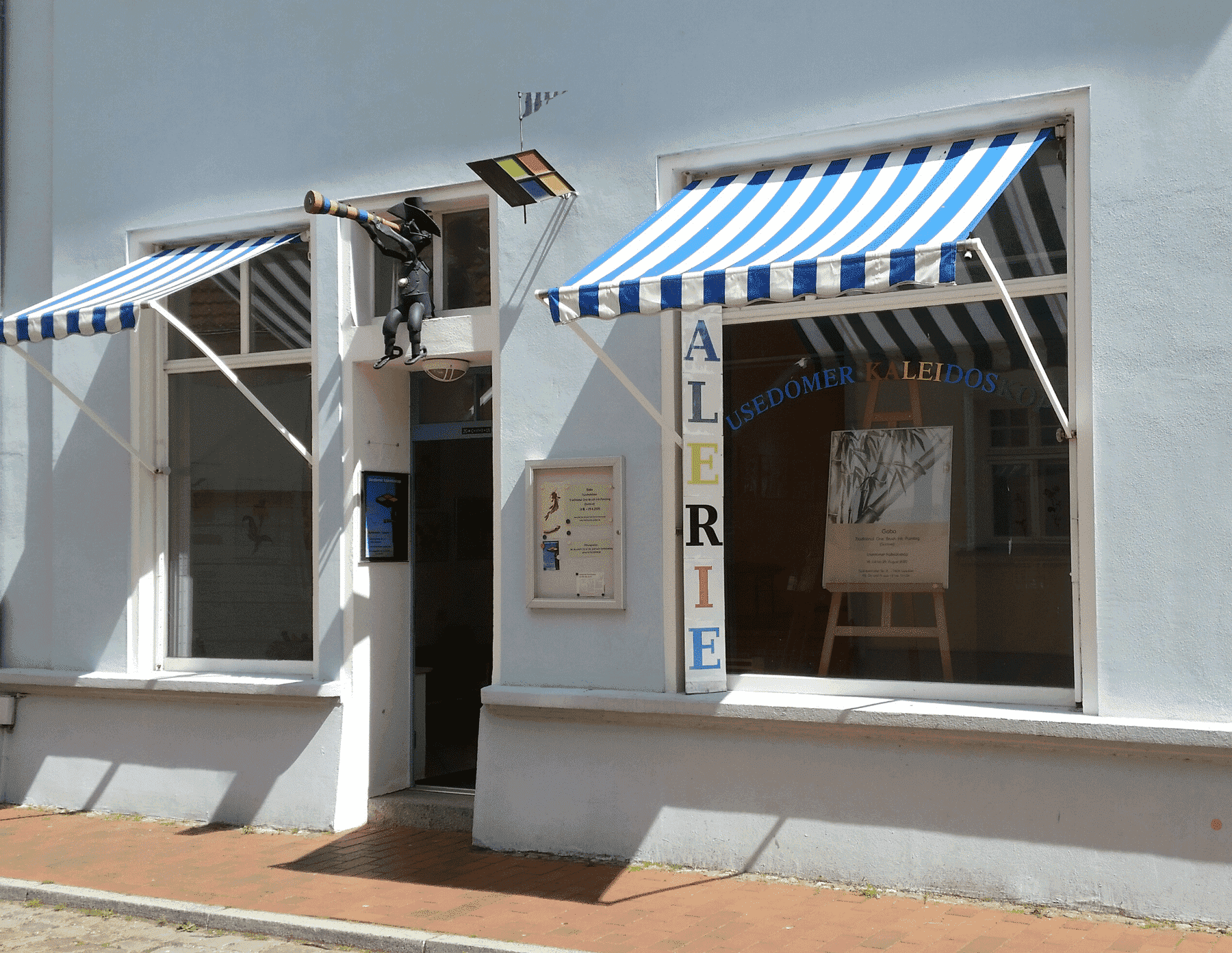 Eingangsbereich Galerie Kaleidoskop Usedom