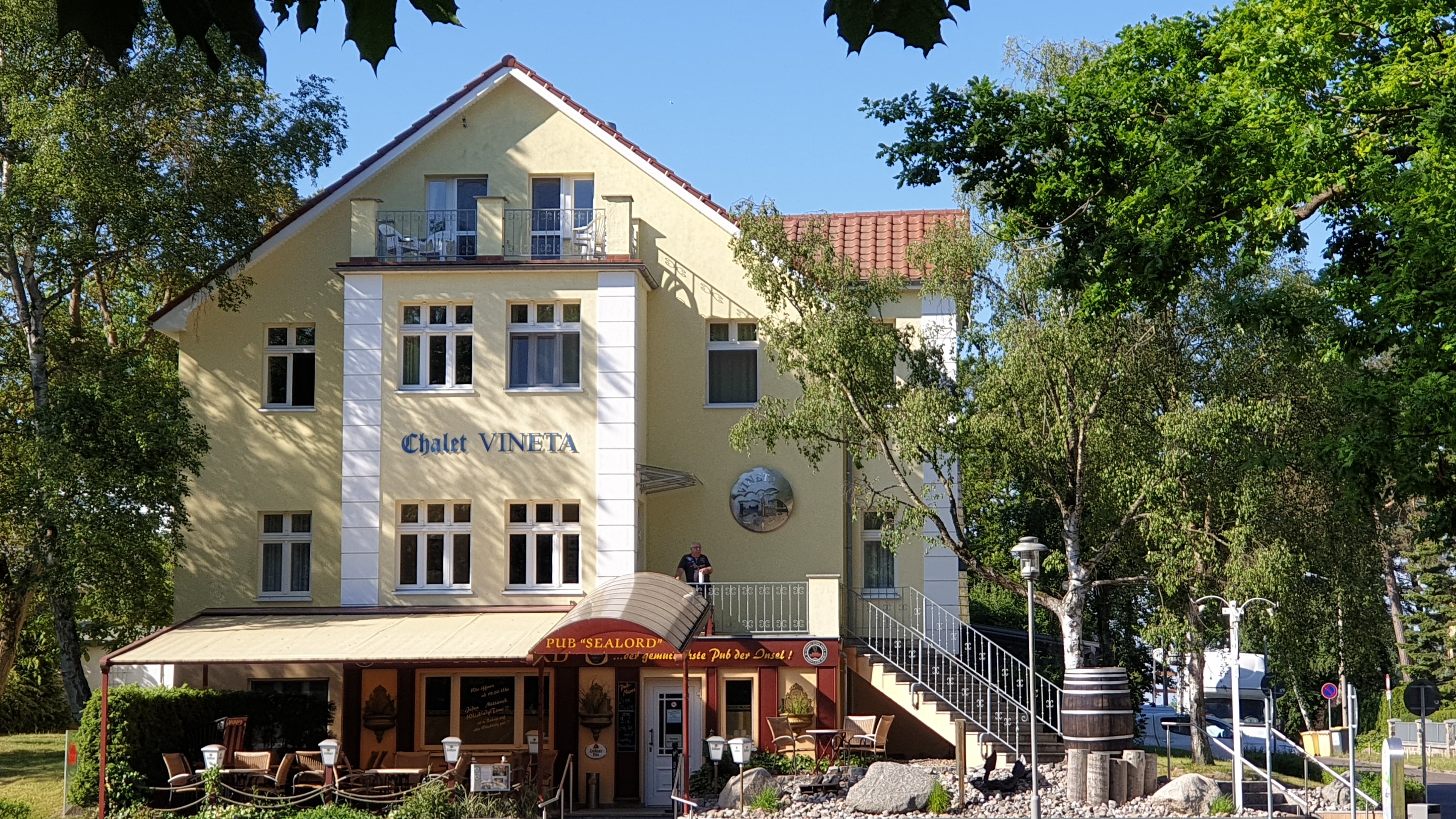 Außenansicht Chalet VINETA Hotels Zinnowitz