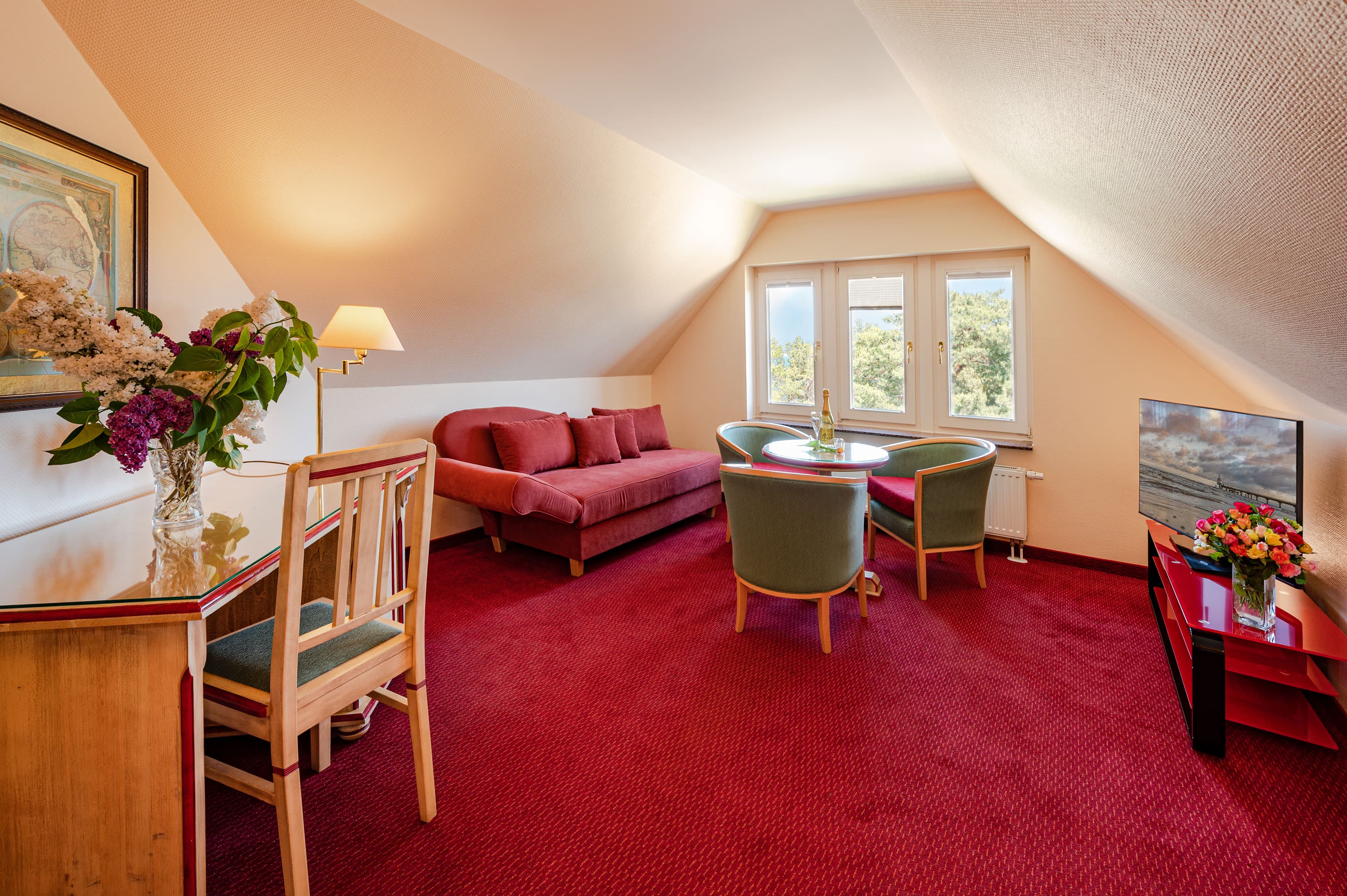 Wohnbereich in Junior Suite
