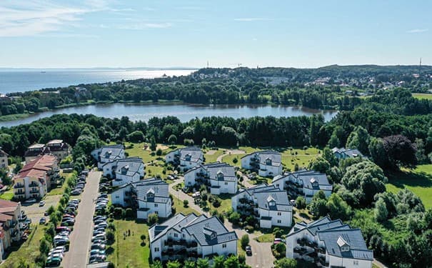 Blick auf den Ostseepark Bansin