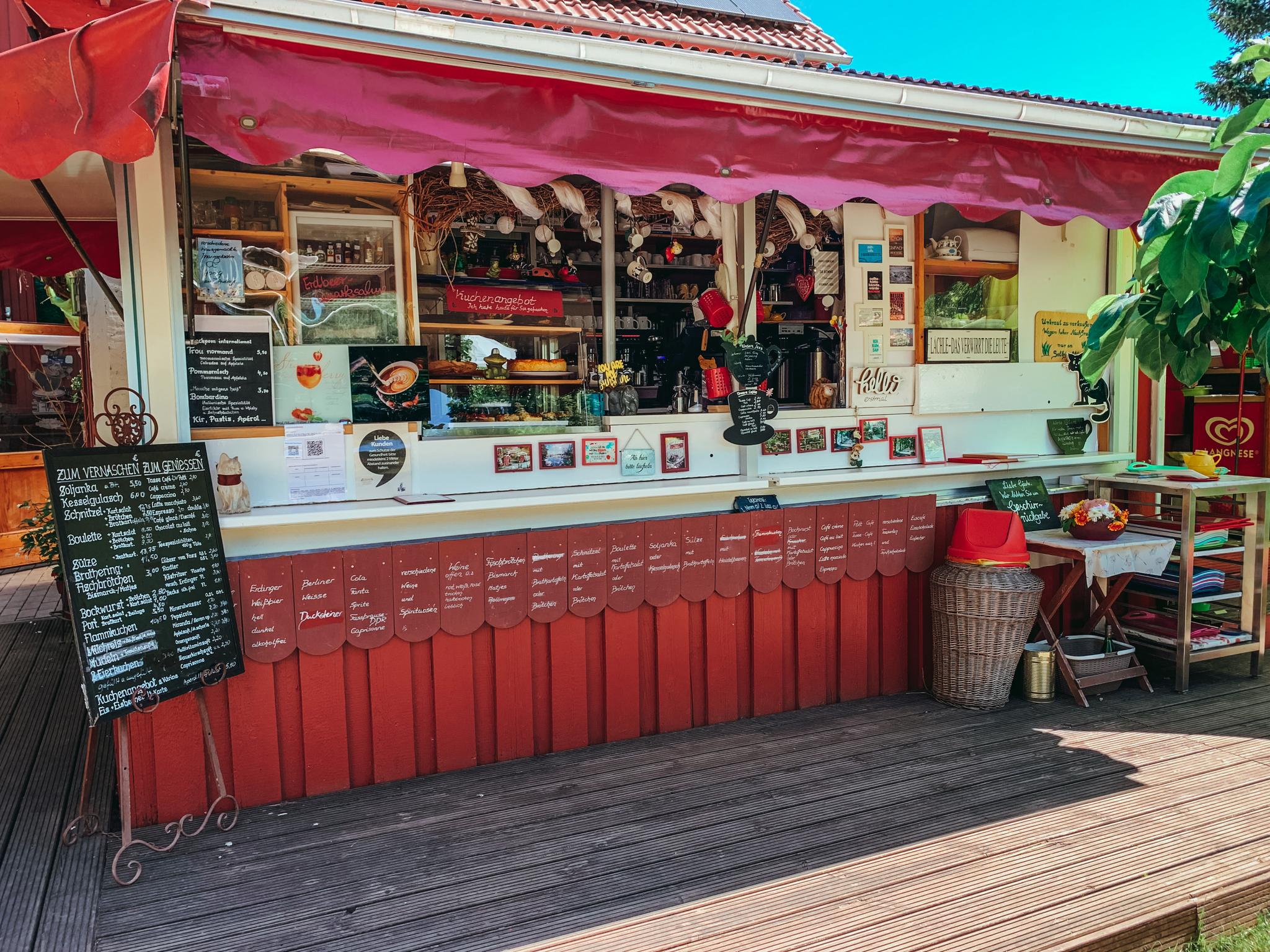 Outdoor-Café im Grünen