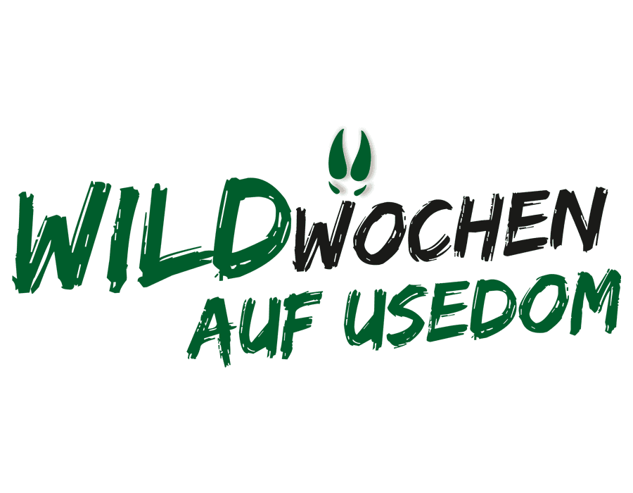 Schriftzug: Wildwochen auf Usedom