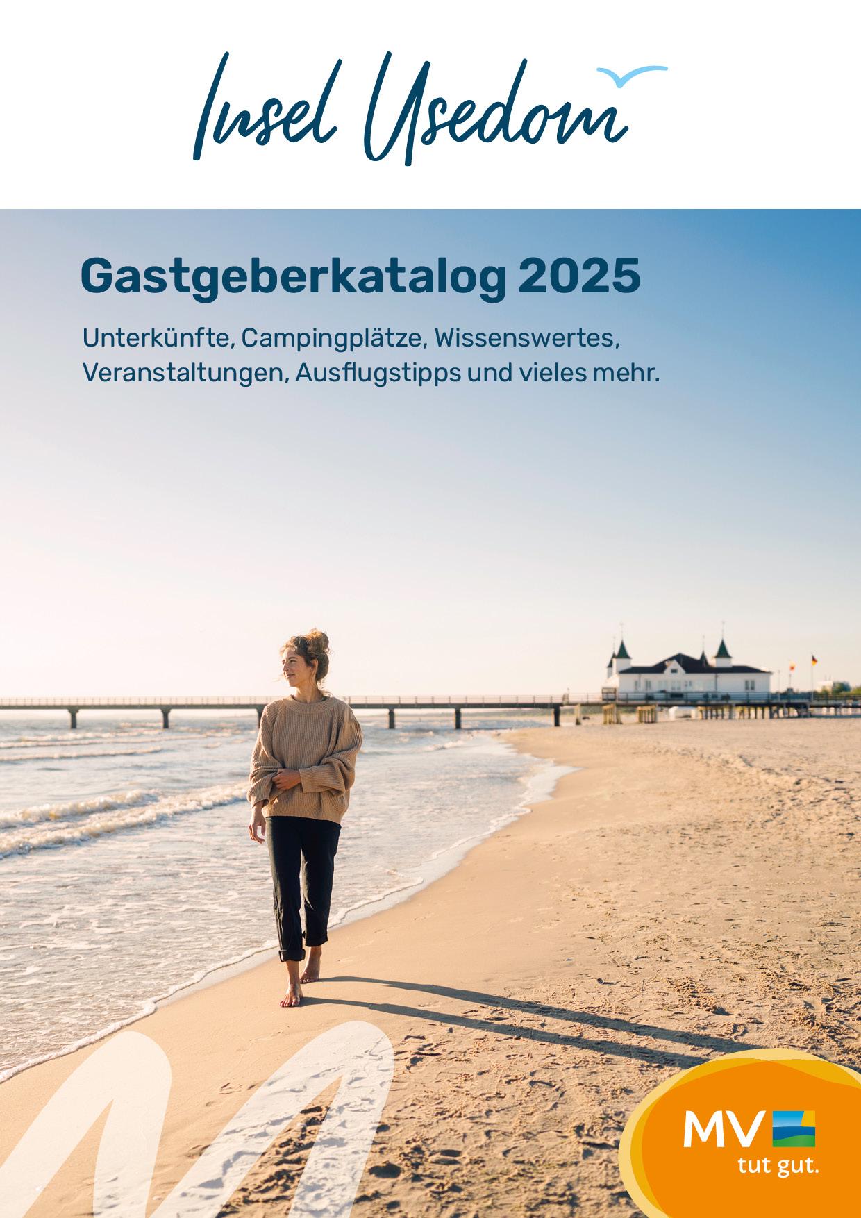 Cover des Gastgeberkataloges 2025