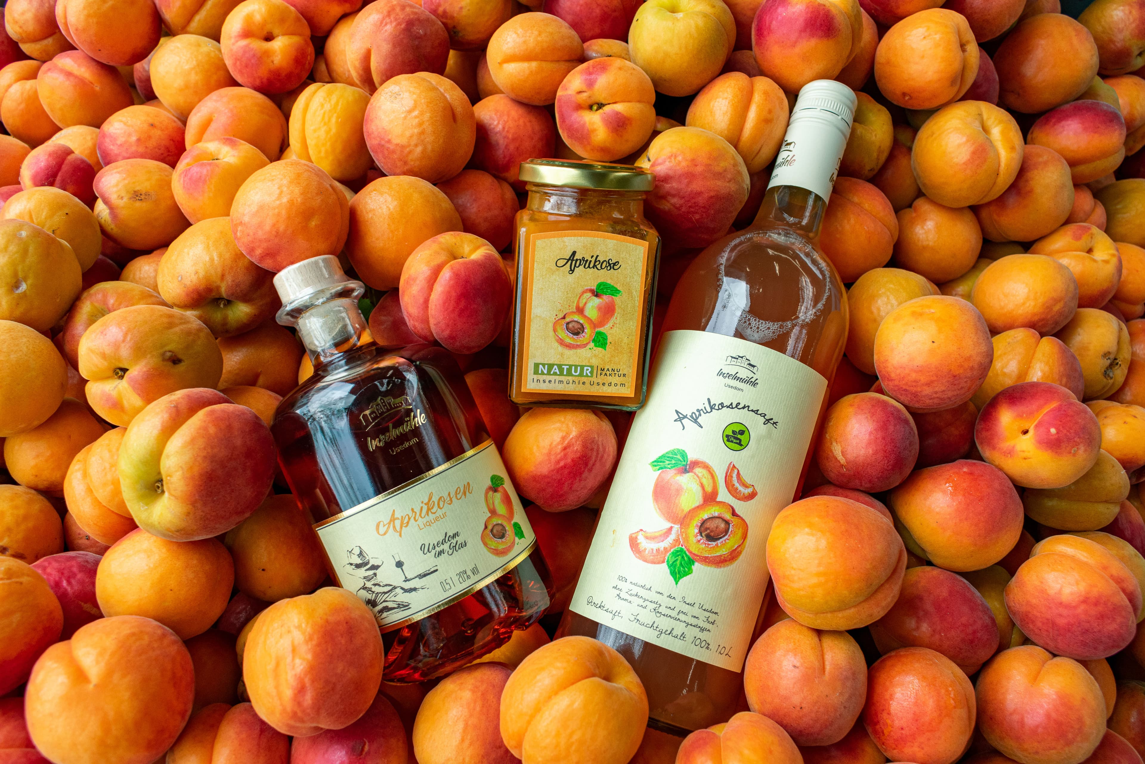 Aprikosenprodukte