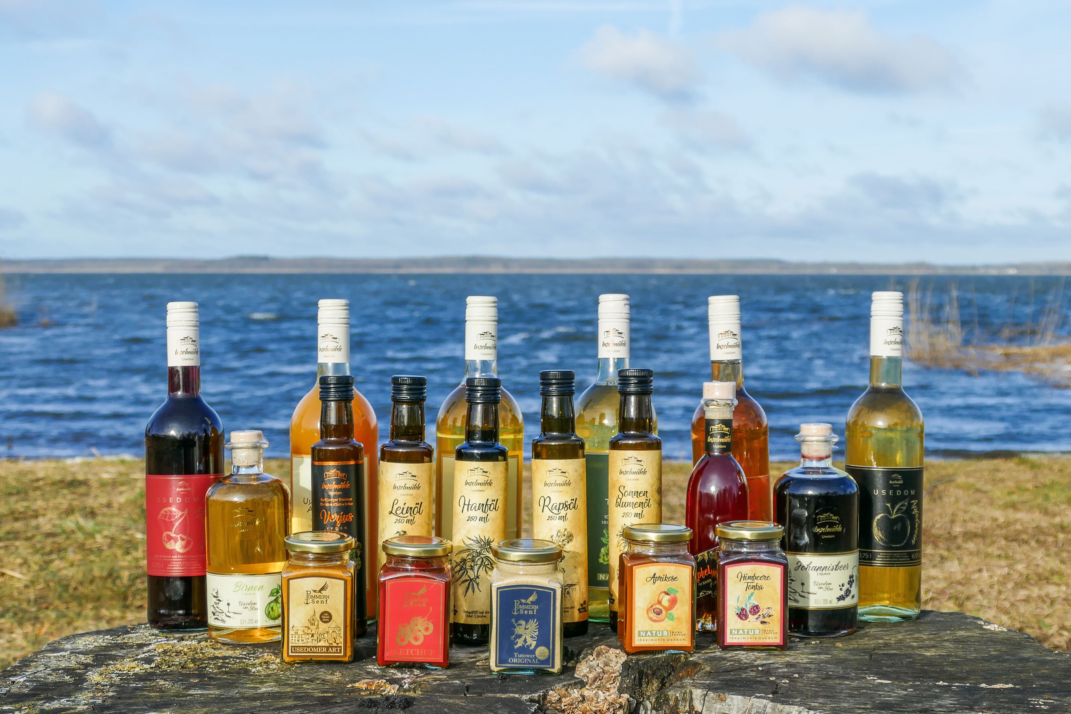 Produktübersicht der Inselmühle Usedom