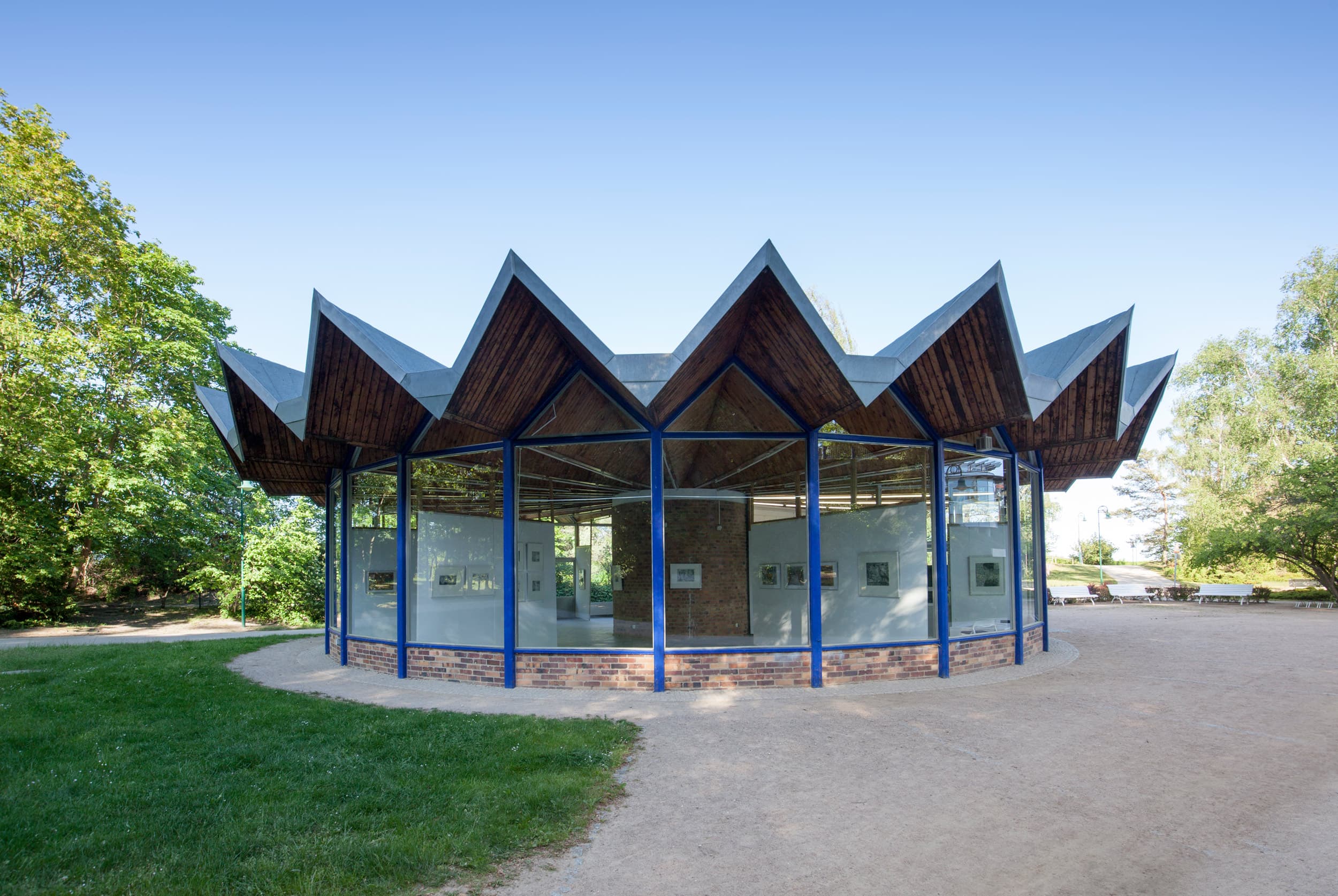 Außenansicht Kunstpavillon Heringsdorf