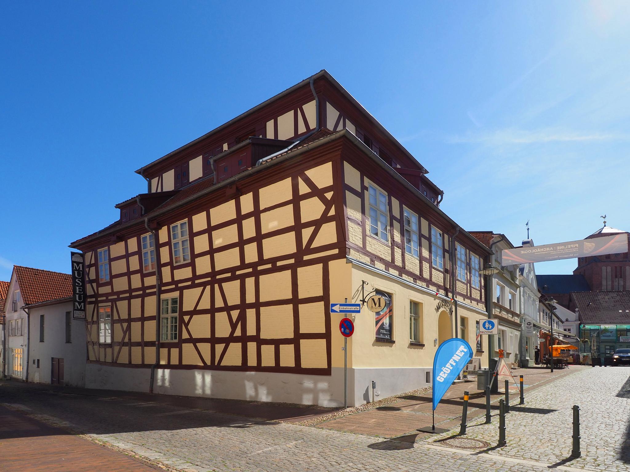 Das Bild zeigt das stadtgeschichtliche Museum zur Kaffeemühle in der Stadt Wolgast.