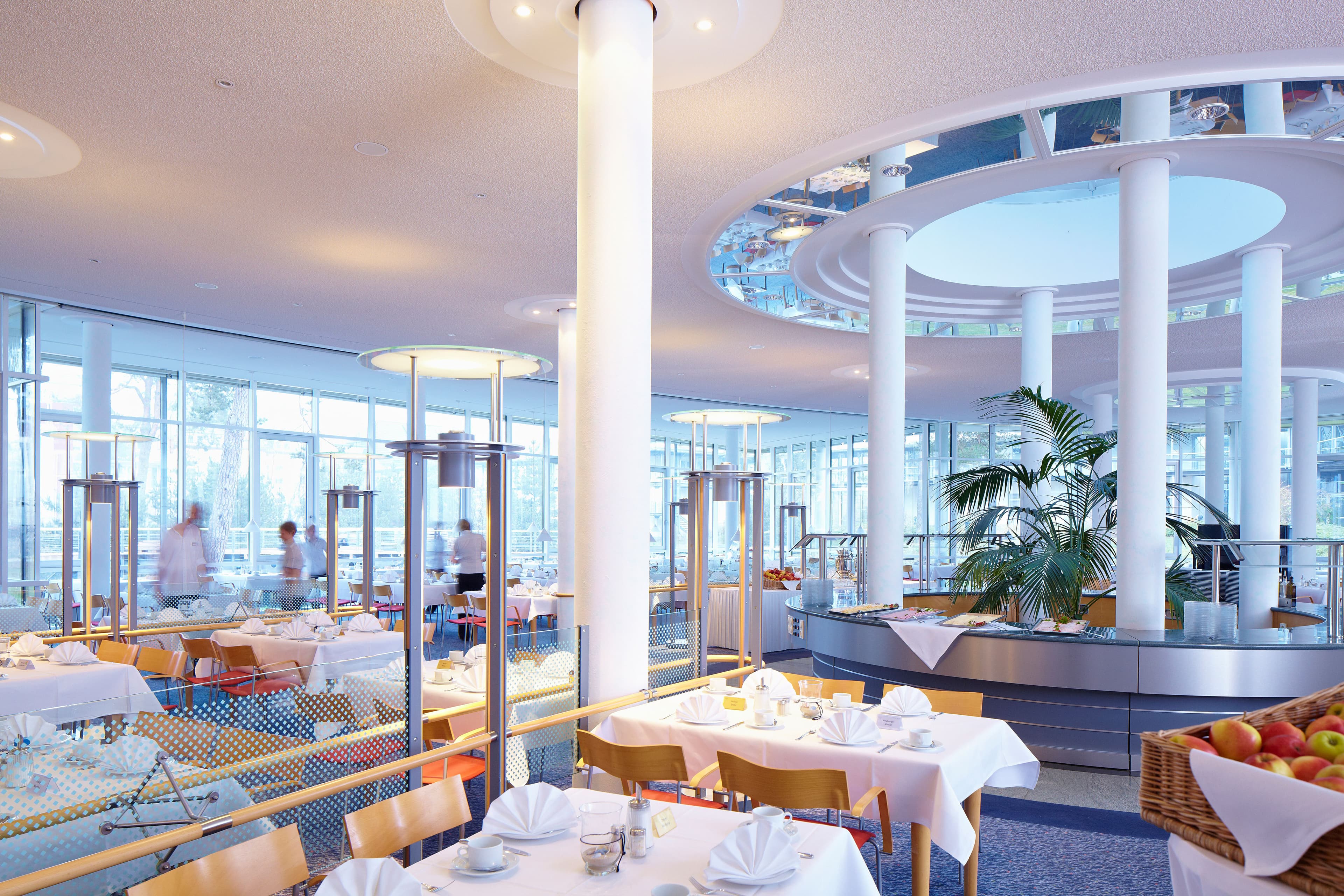 Speisesaal der Rehaklinik Seebad Ahlbeck