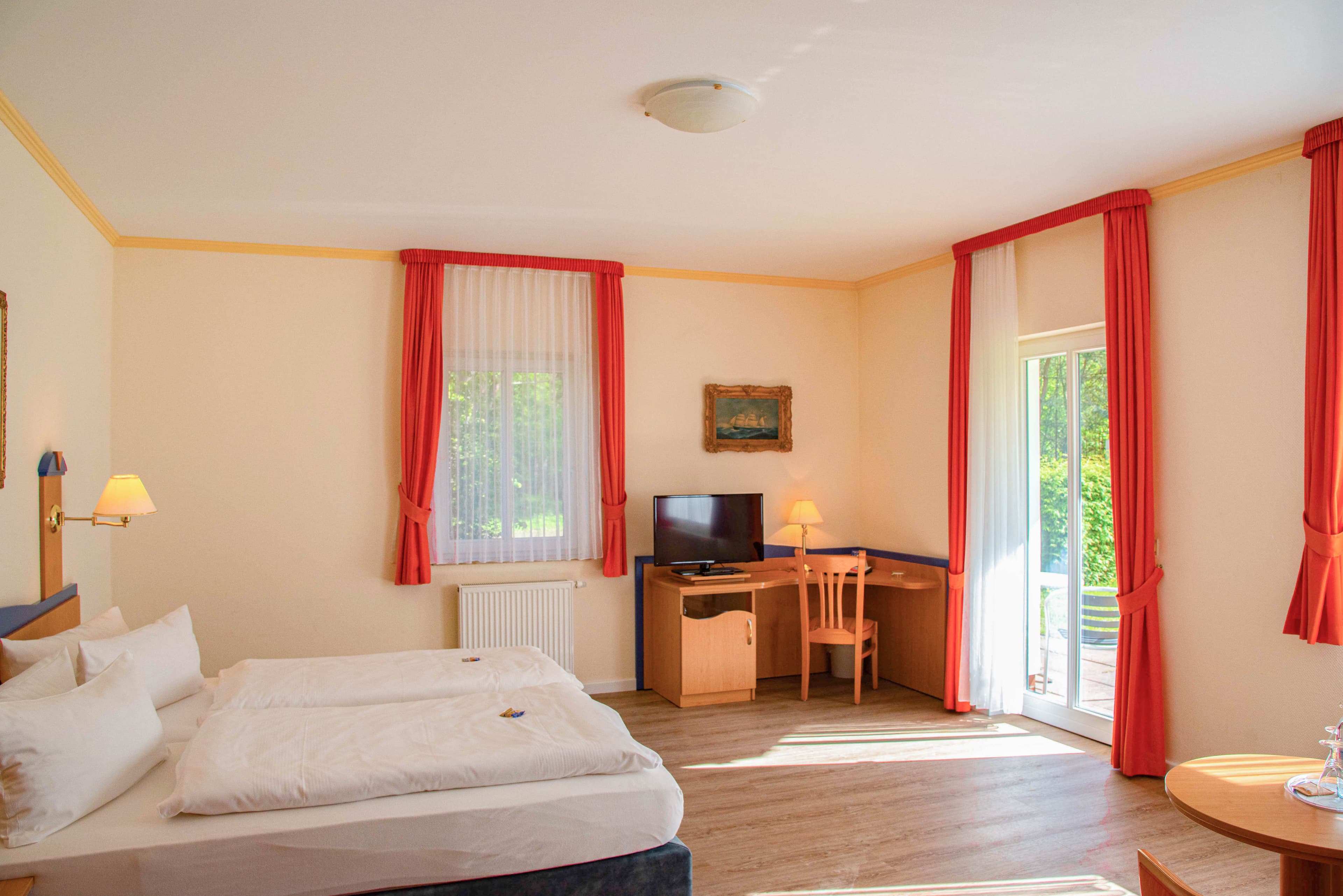 Behindertenfreundliches Doppelzimmer mit Terasse