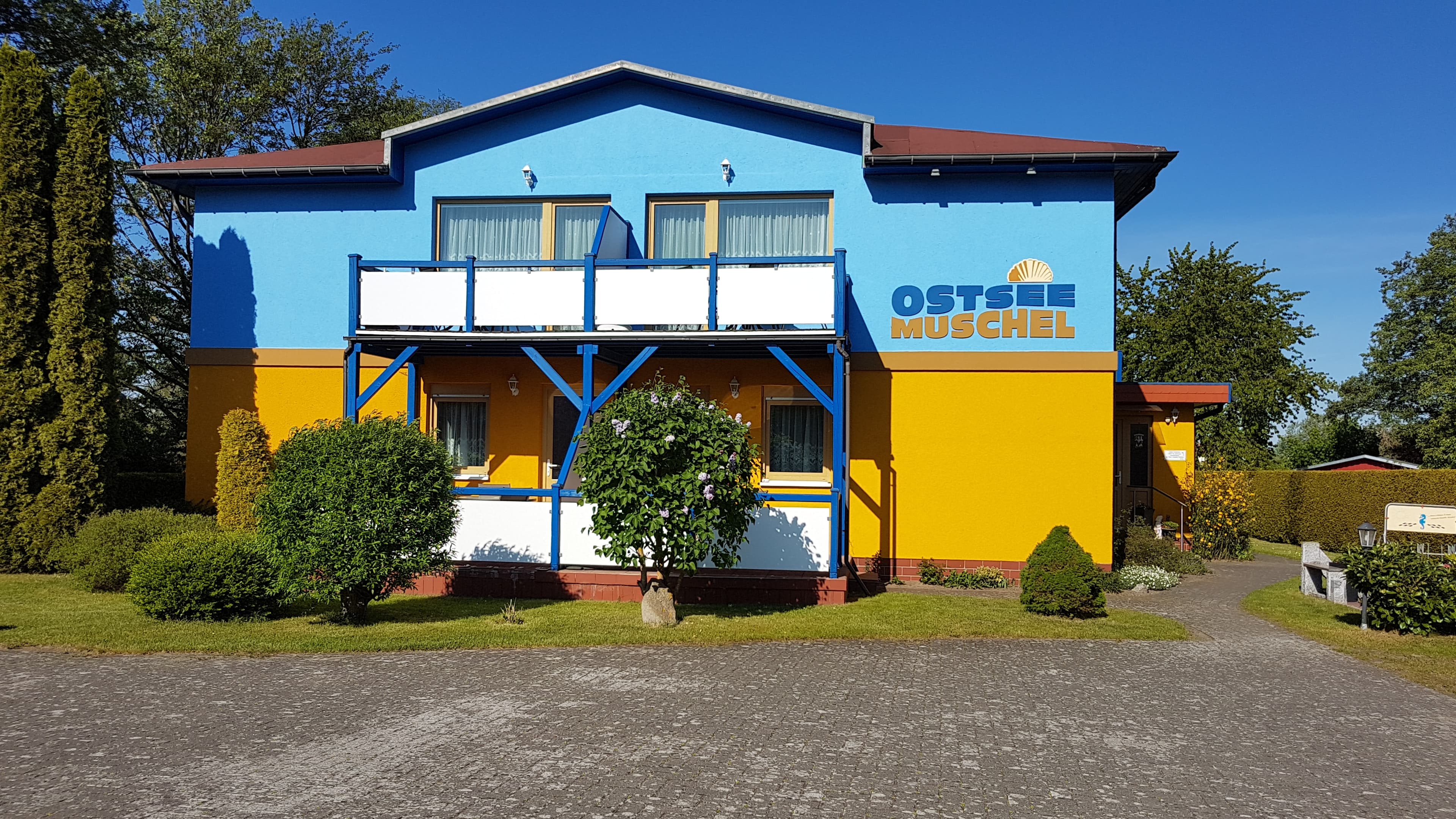 Ferienhaus Ostsee-Muschel Außenansicht