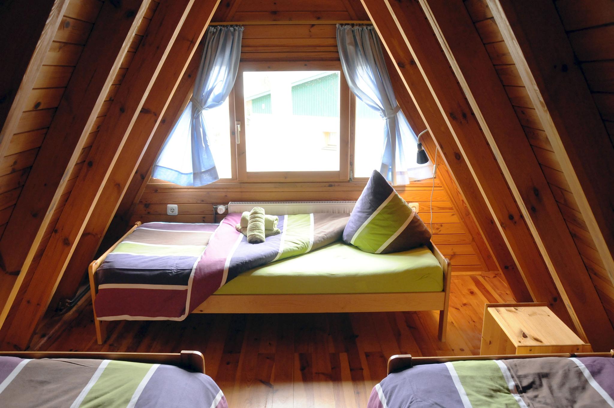 Bett in Finnhütte