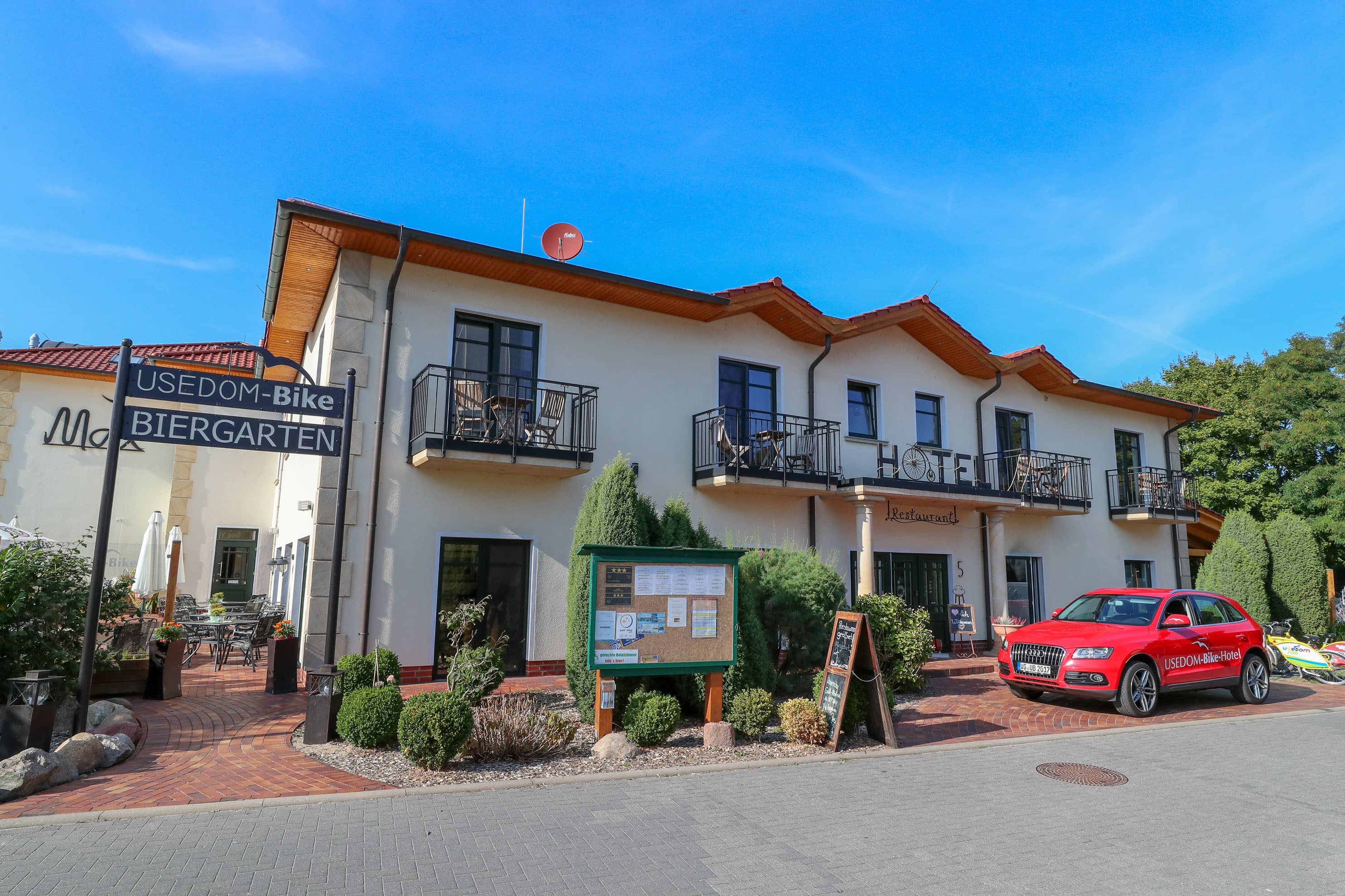 Usedom Bike-Hotel & Suites von außen