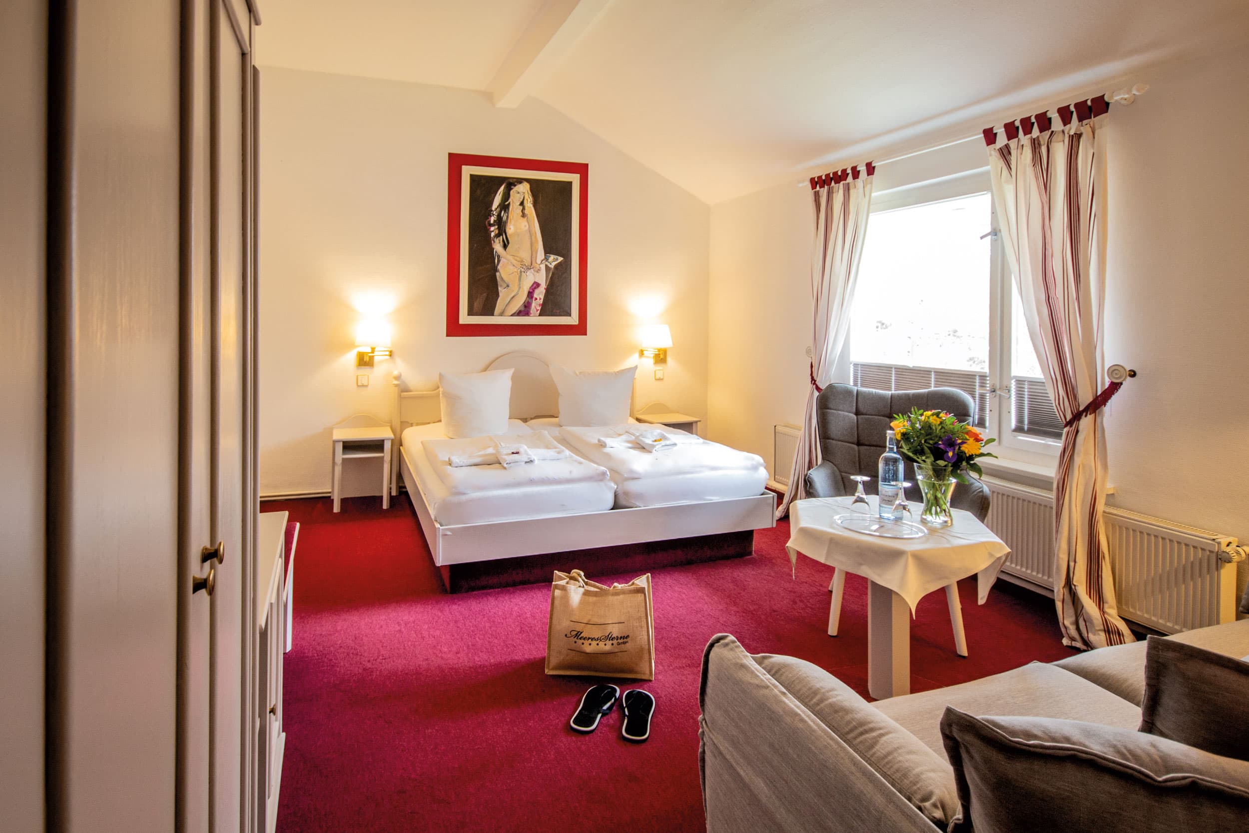 Doppelzimmer im Hotel Weißes Schloß