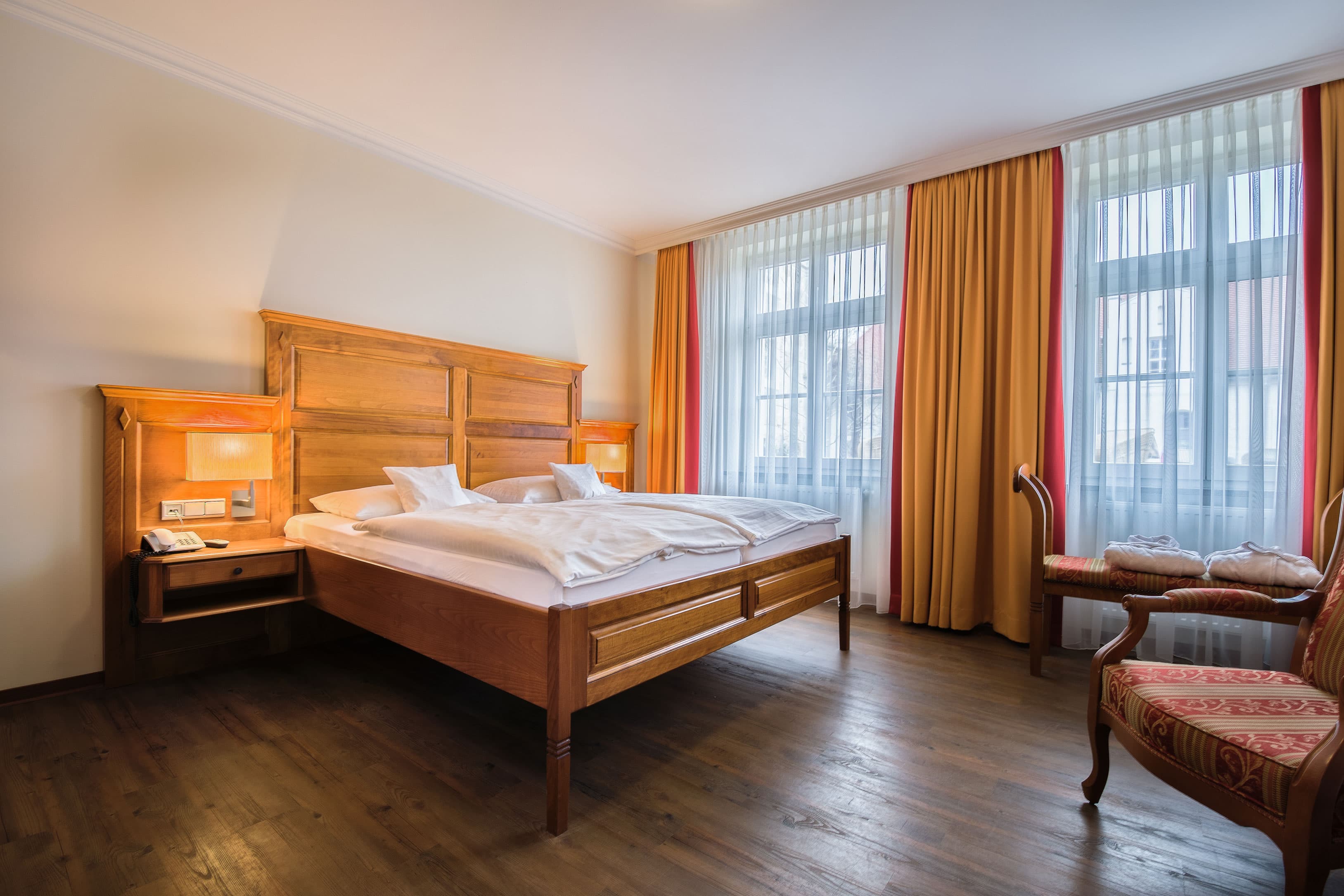 Schlafzimmer im Hotel