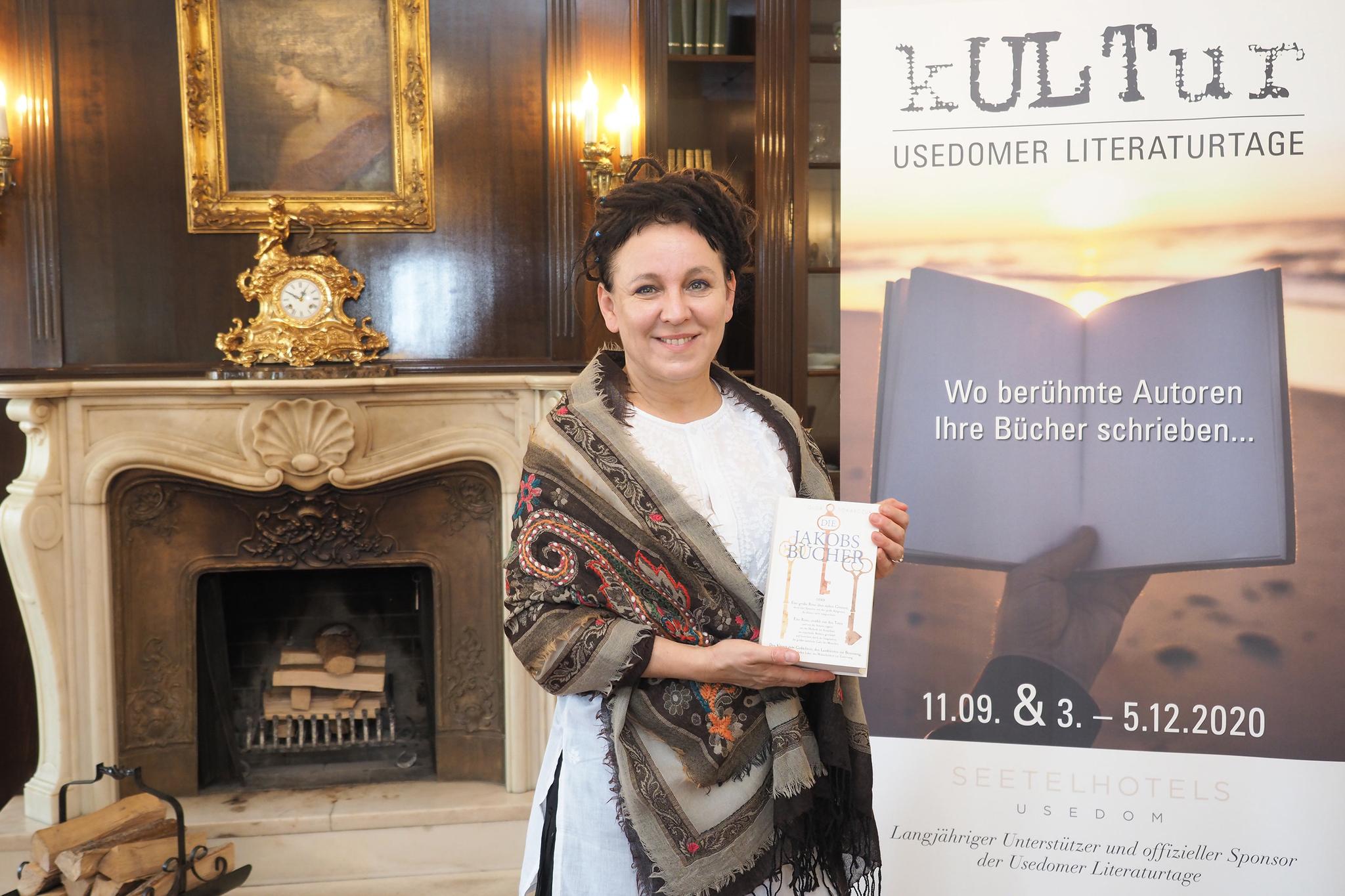 Autorin Olga Tokarczek bei den Usedomer Literaturtagen