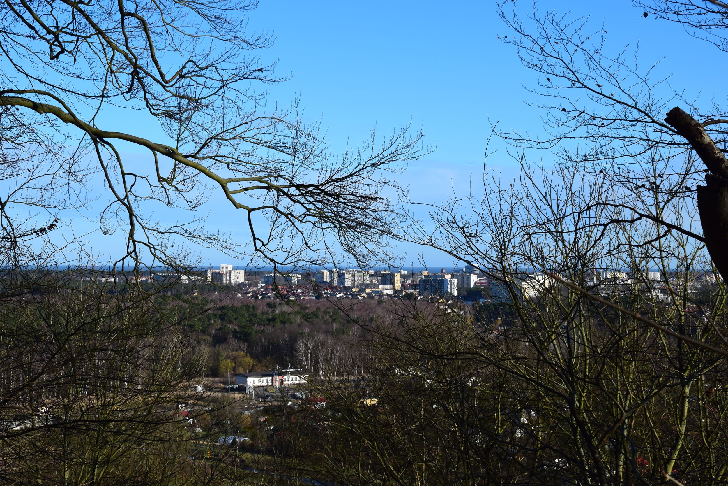 Aussicht über Swinemünde