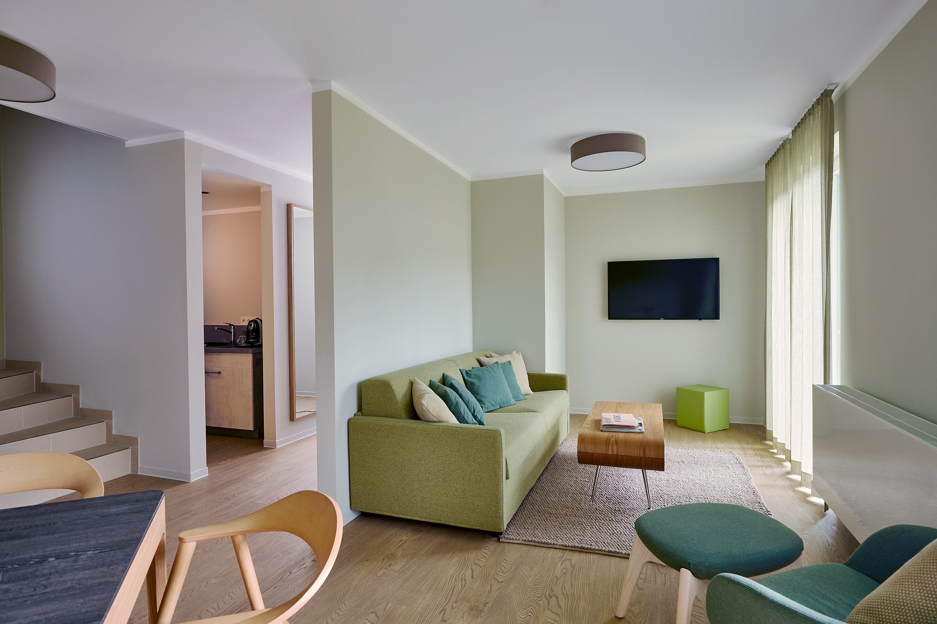 Kinderresort Maisonette Suite mit Wohnzimmer