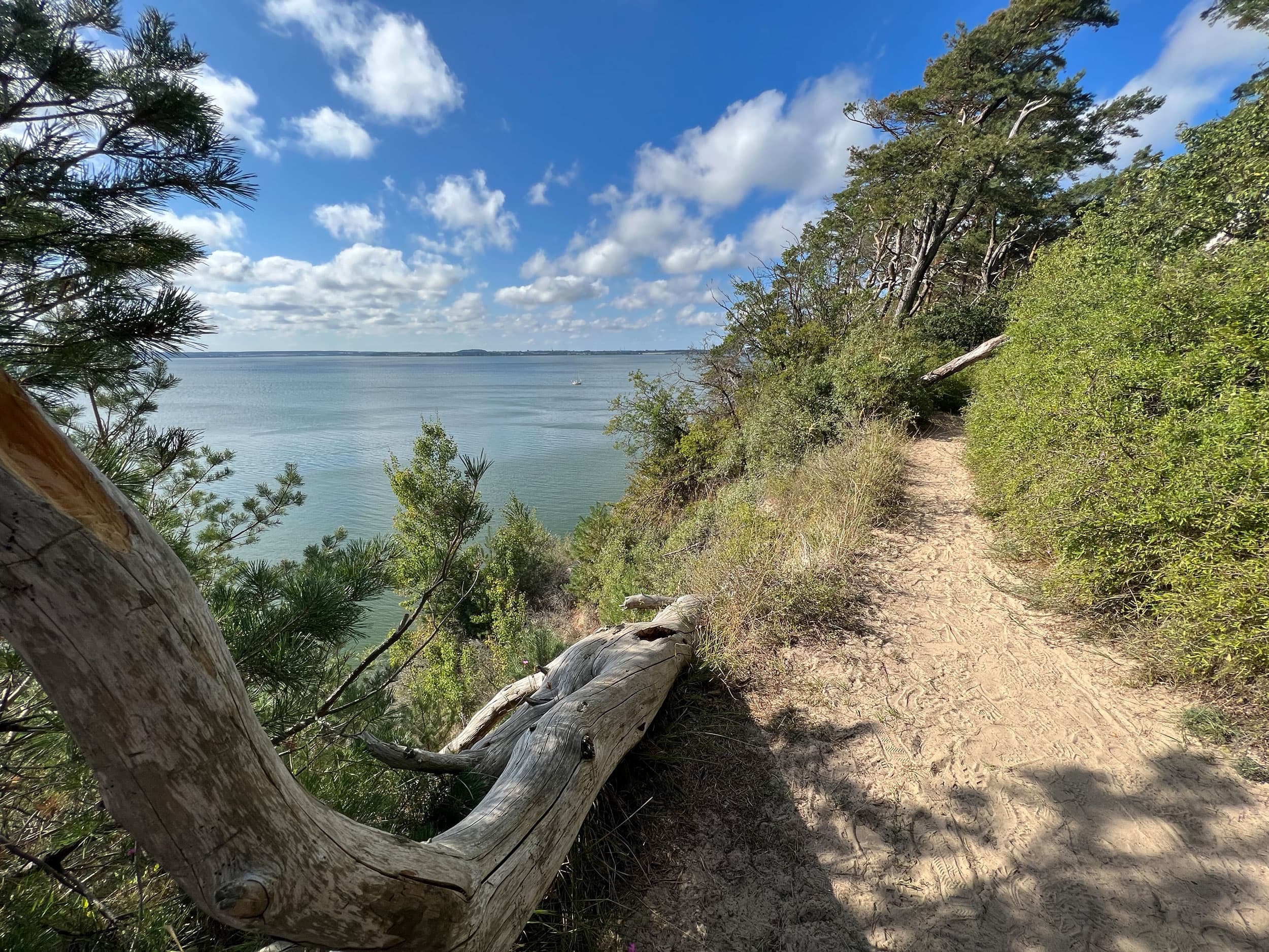 Blick auf das Achterwasser