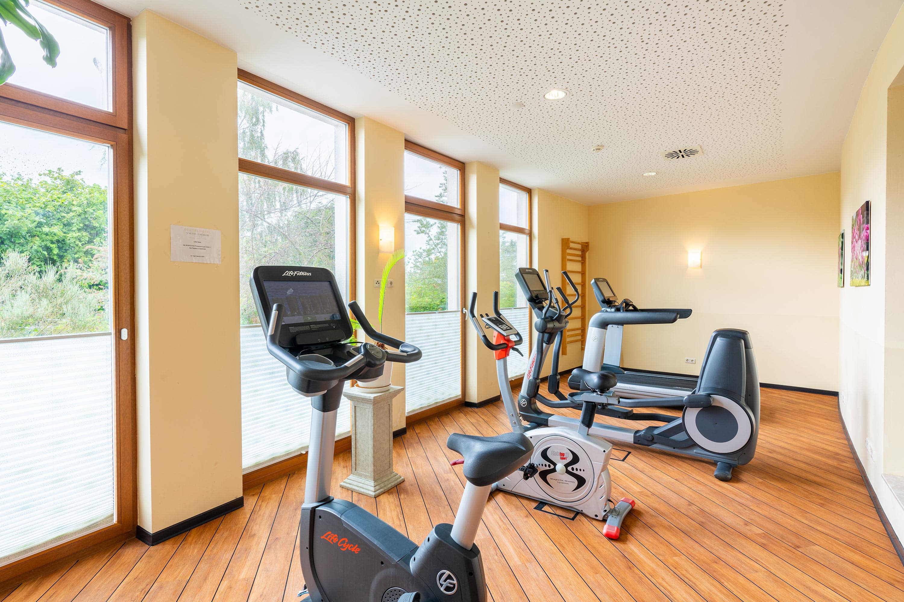Nautic Hotel Fitnessraum mit Geräten