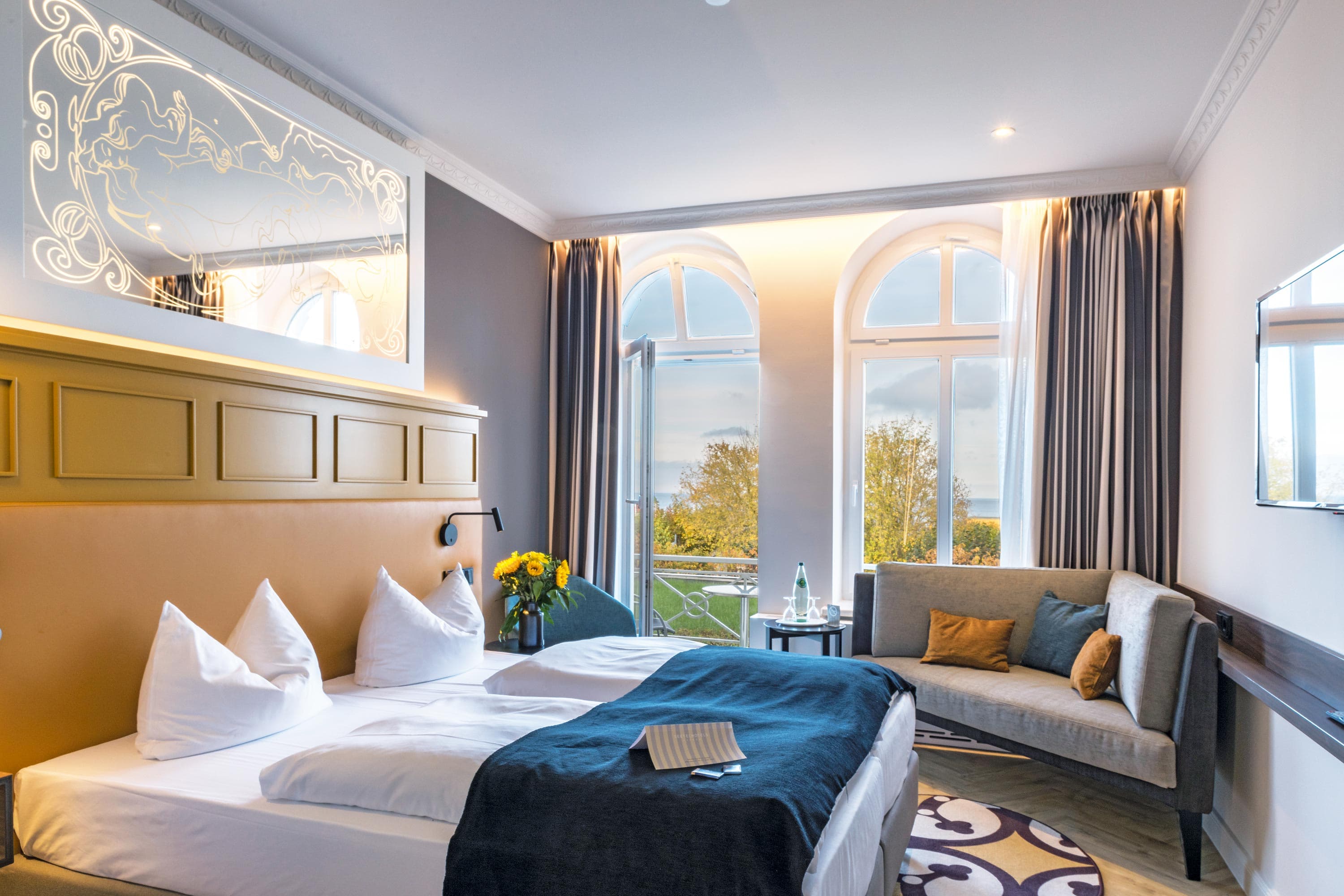 Ostseehotel Ahlbeck Zimmer mit Meerblick