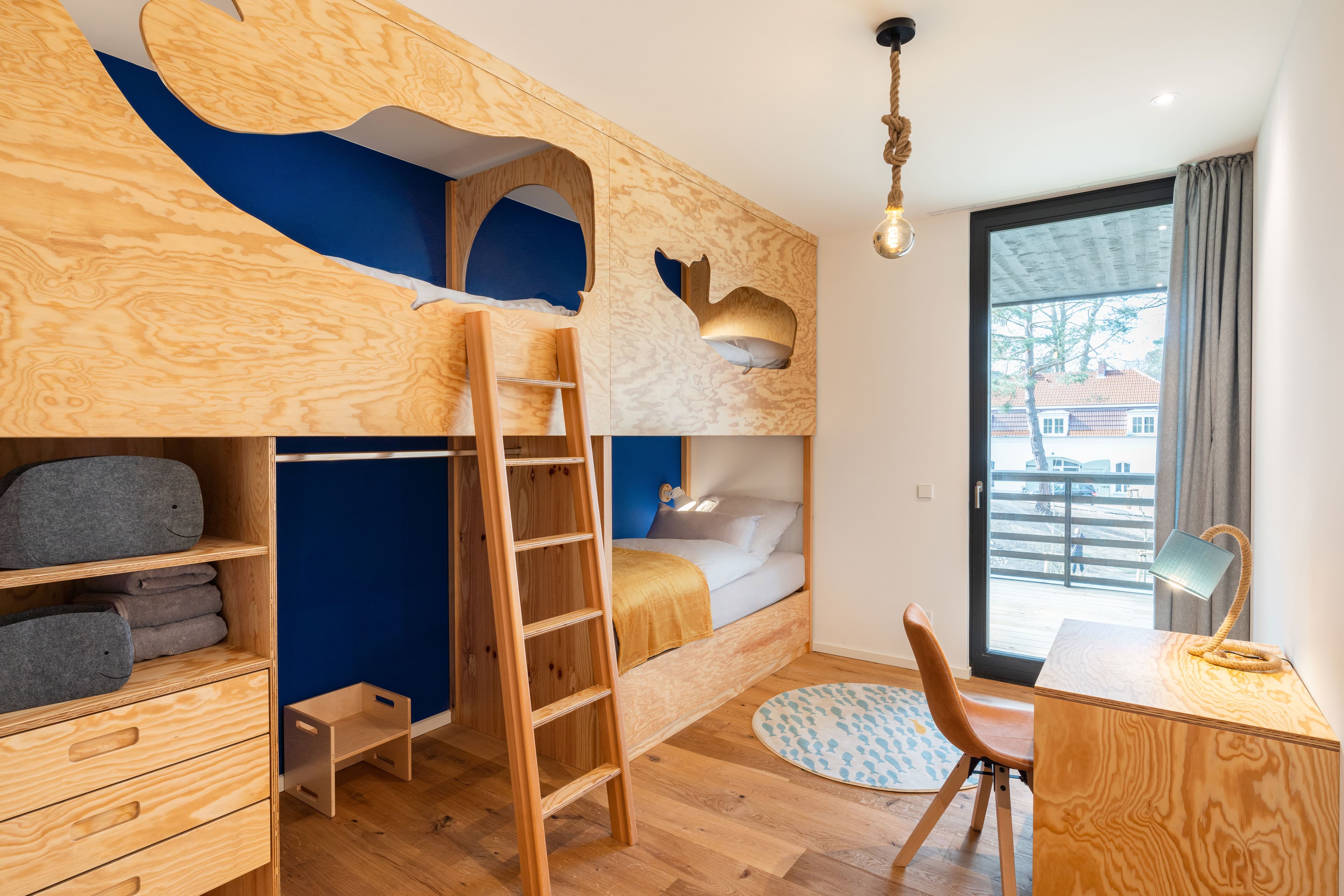 Kinderzimmer mit Etagenbett