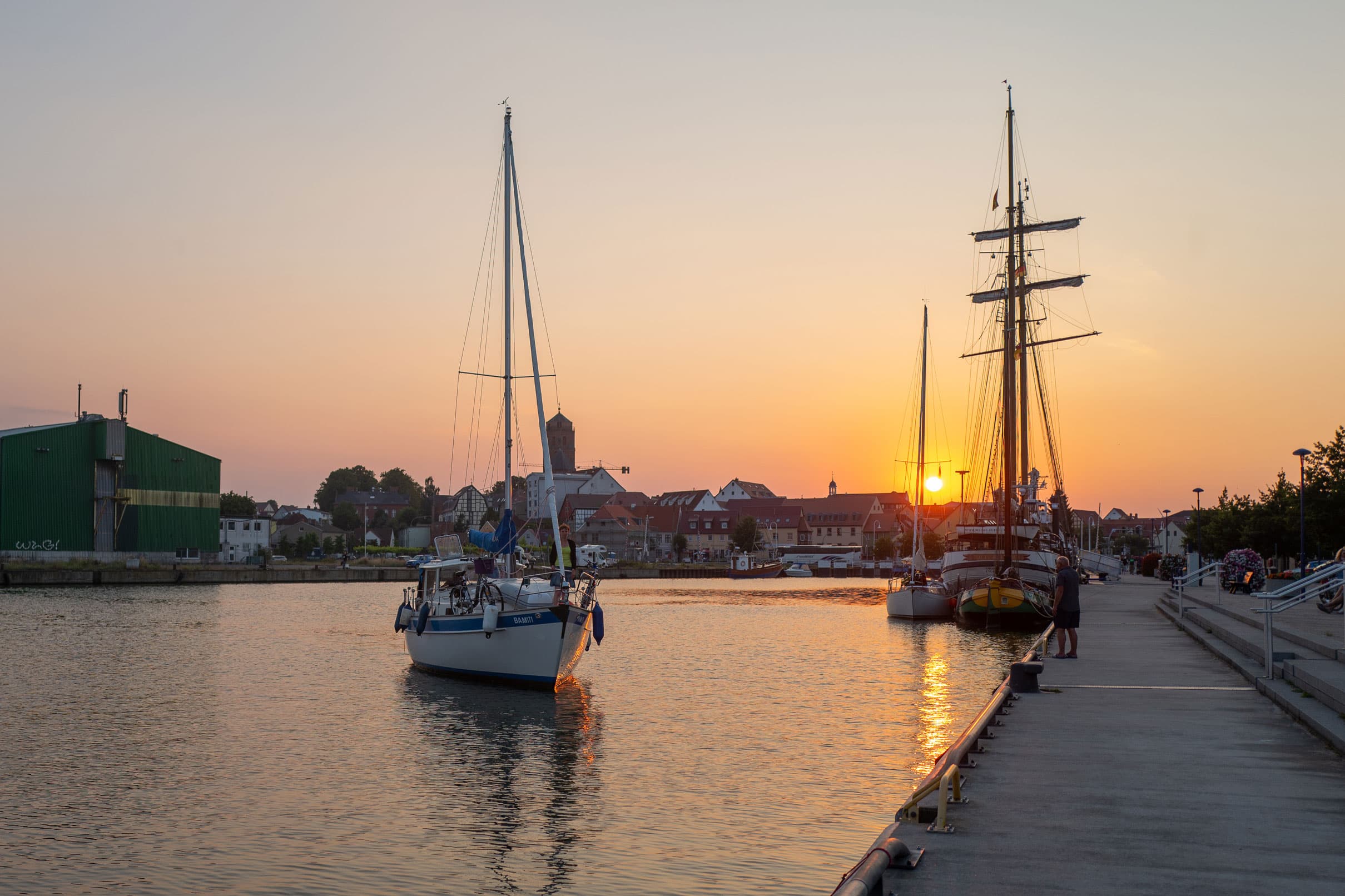 Hafen von Wolgast