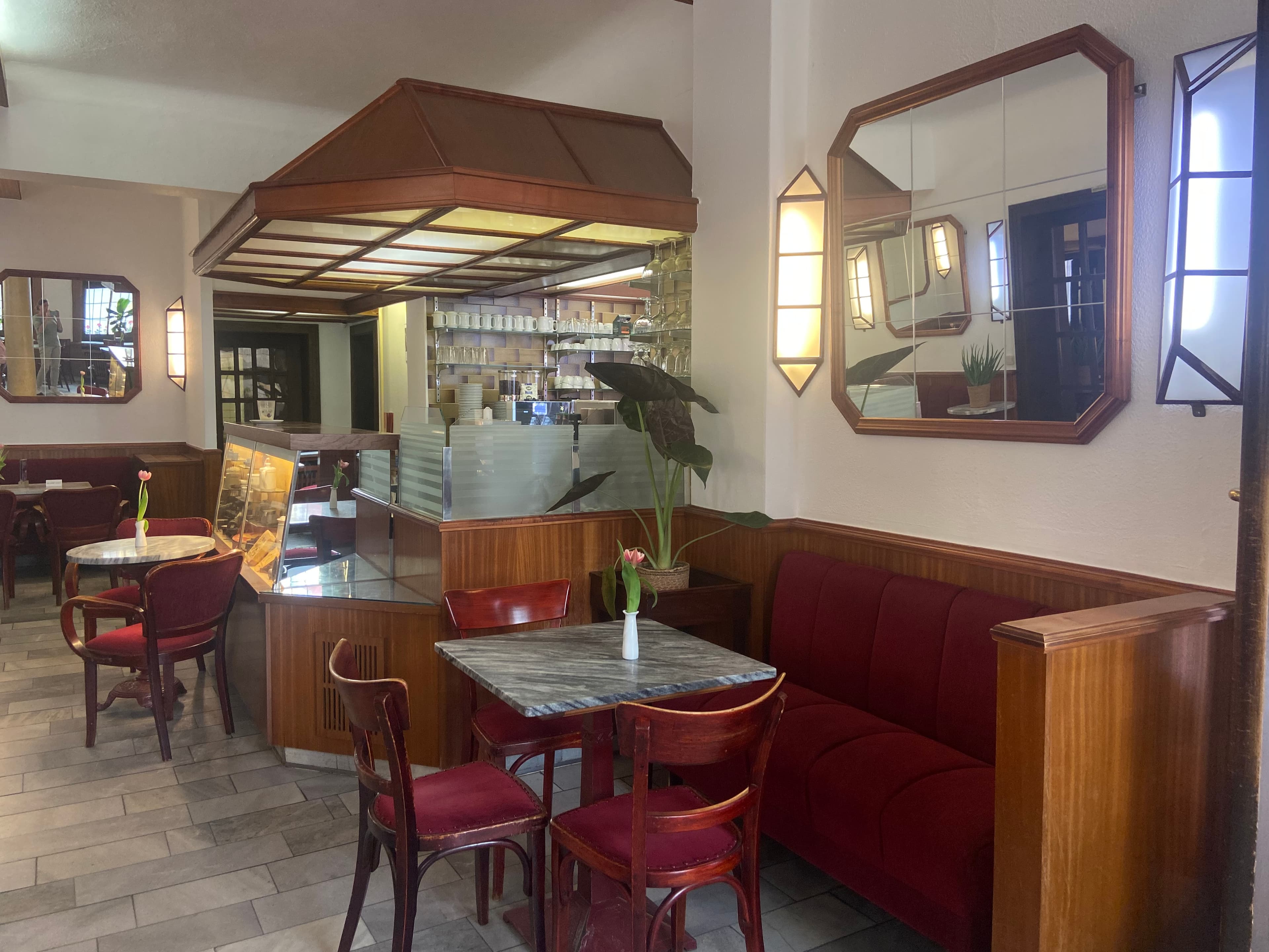 Innenraum eines Cafés