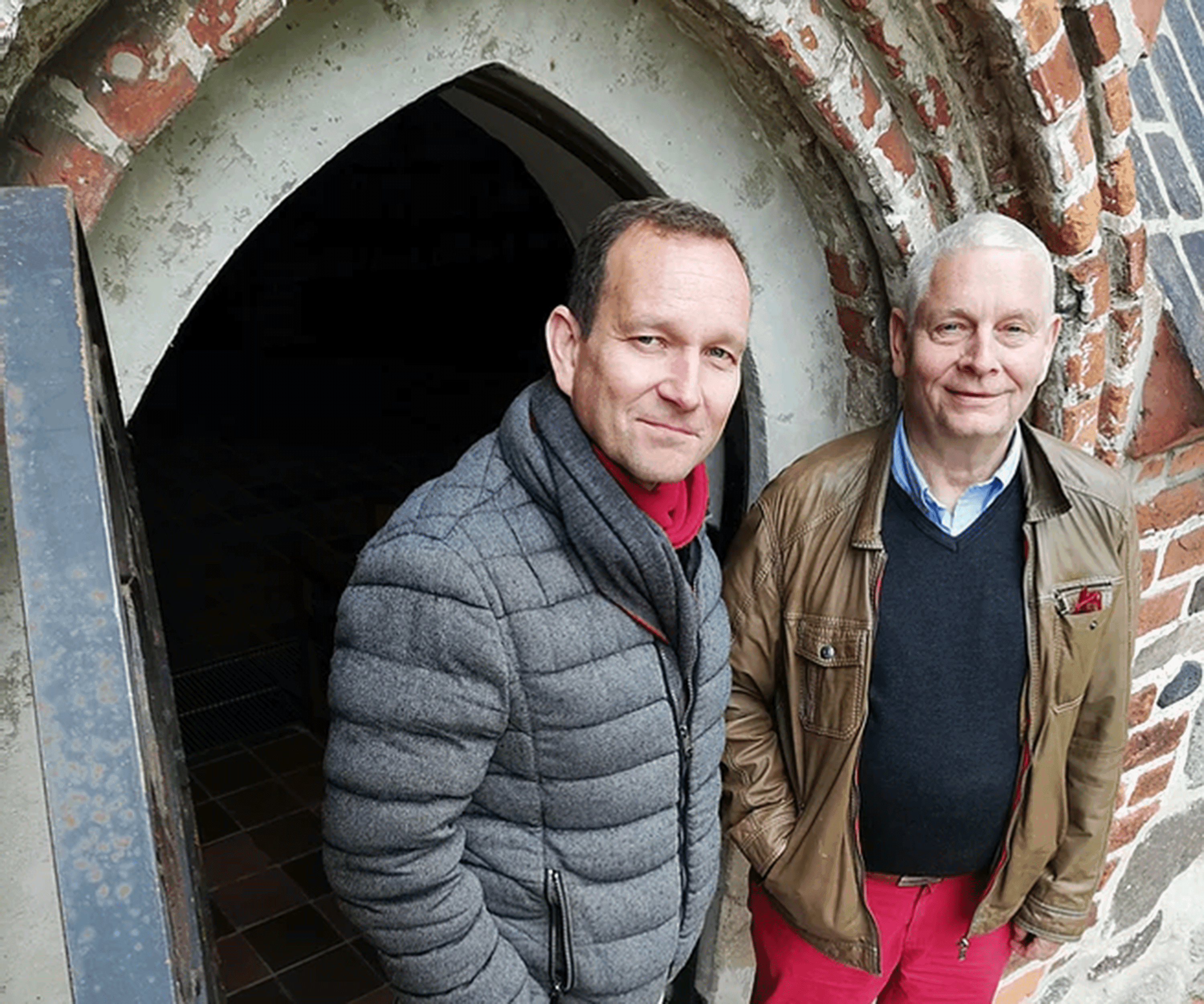 Schauspieler Peter Bause und Regisseur Philip Tiedemann