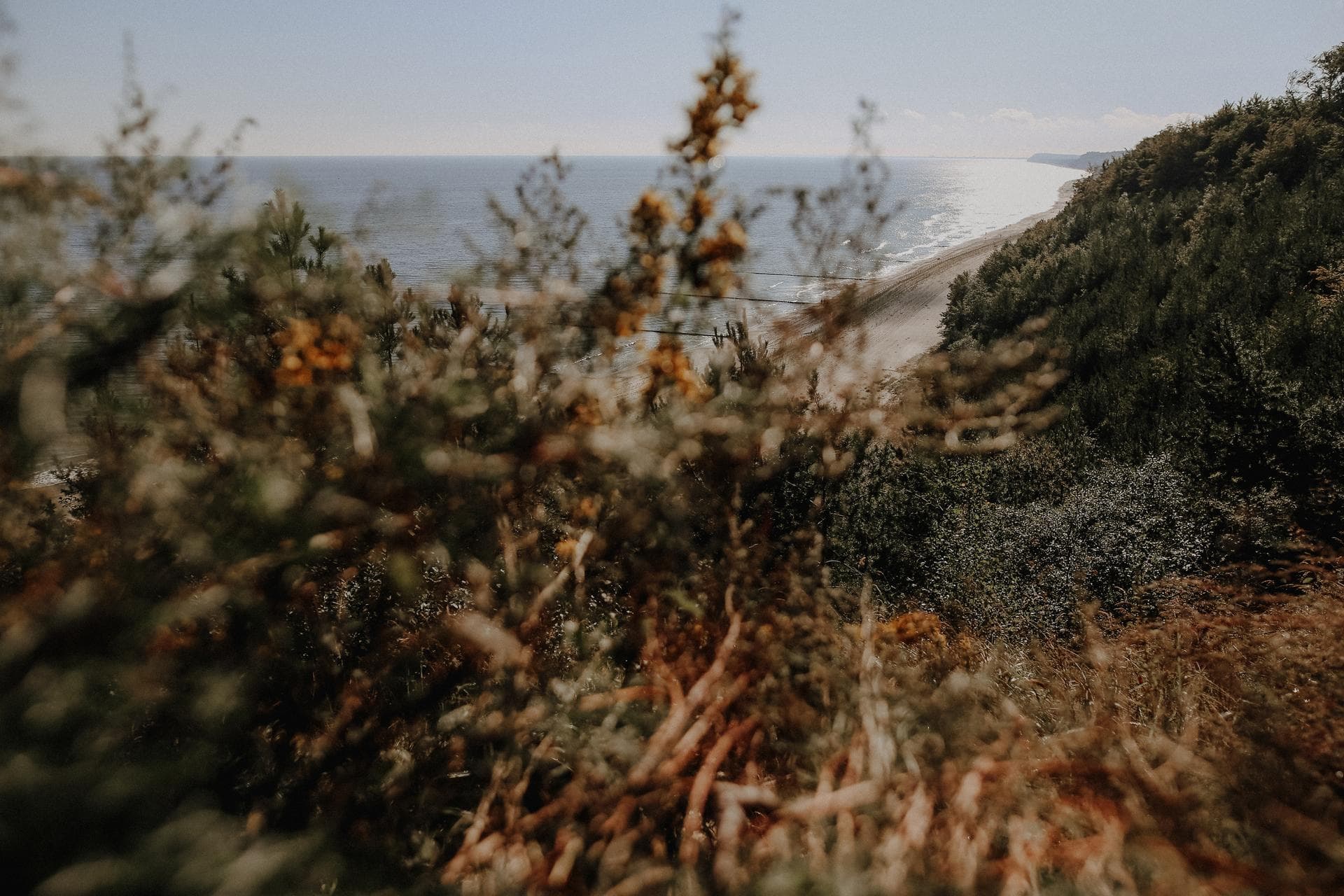 Blick vom Streckelsberg auf die Ostsee