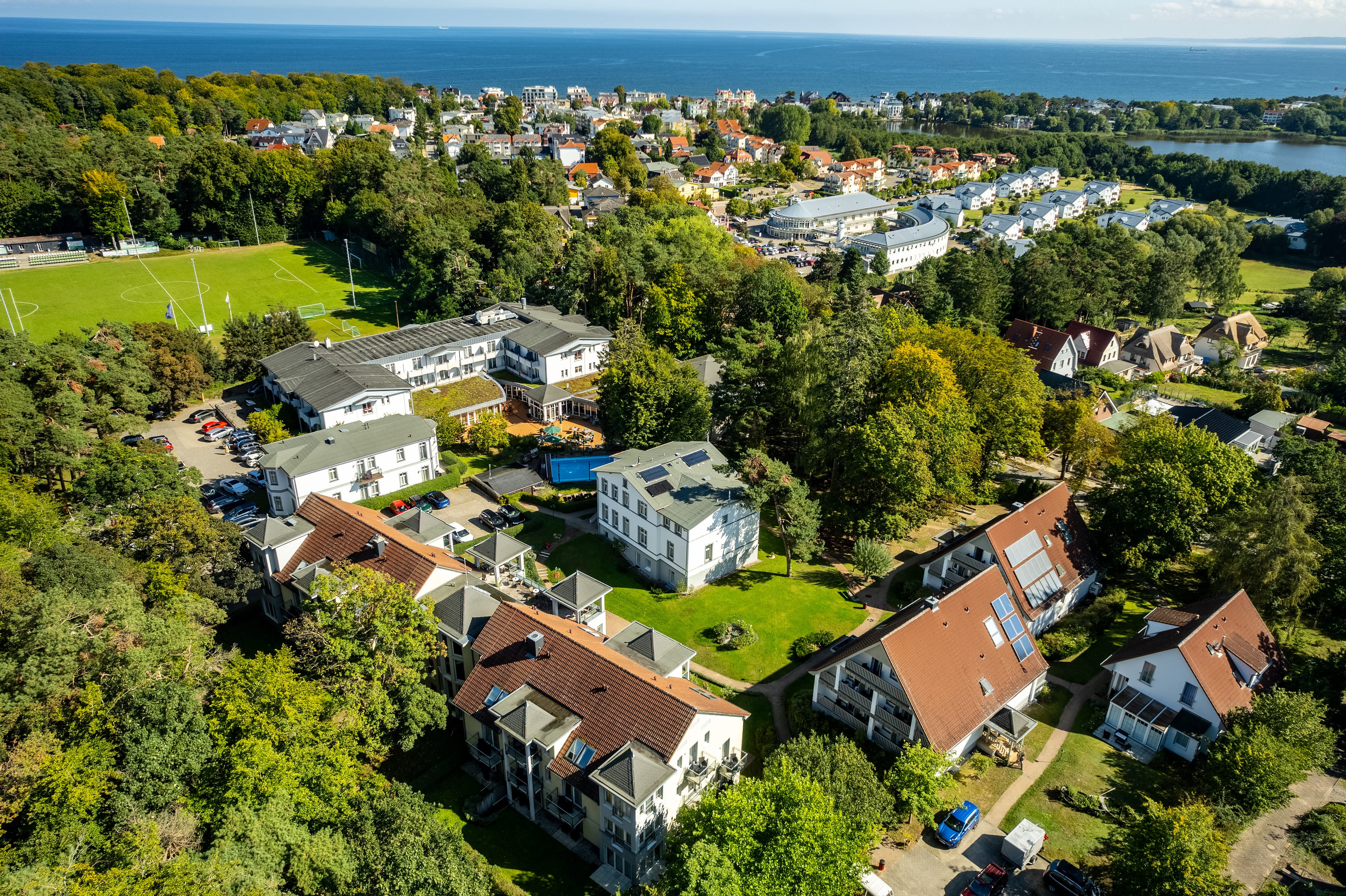 Parkanlage von oben
